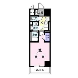 グランMコート新大阪【3階】の間取り