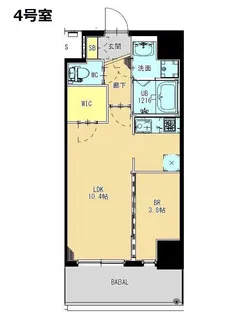 Prosper豊中南【3階】の間取り