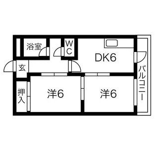 カサ池田【1階】の間取り