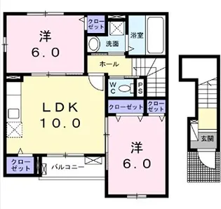 niko【2階】の間取り