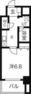 インペリアル豊中服部【5階】の間取り