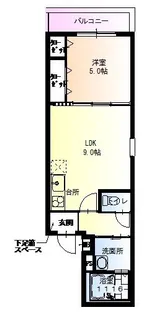 フジパレス下新庄WEST【3階】の間取り