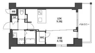 S-RESIDENCE江坂focal【6階】の間取り