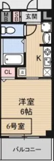 グラン・パシフィック上新庄【5階】の間取り