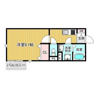 ベリッシモ曽根WIV【3階】の間取り
