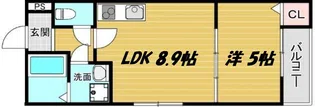 La-Crea曽根【1階】の間取り