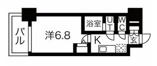 CASA REGULUS新大阪北【7階】の間取り