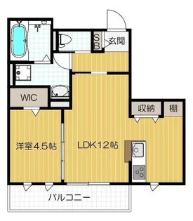 カリーナゲート【2階】の間取り