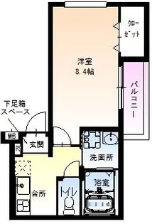 フジパレス井高野駅西I番館【1階】の間取り