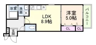 フジパレス神崎川駅東【2階】の間取り
