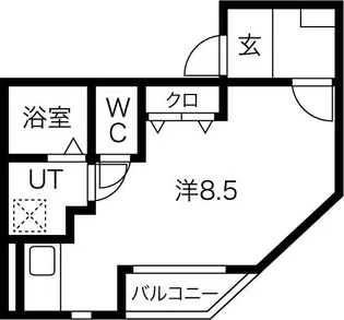 ブリゼ【5階】の間取り