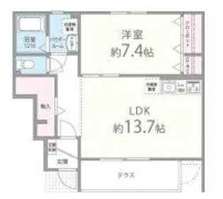 ベロ クオーレ豊南【2階】の間取り