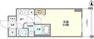 BPRレジデンス江坂【13階】の間取り