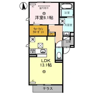 アコルデ緑地【1階】の間取り