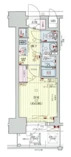 プレサンス新大阪ストリーム【3階】の間取り