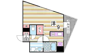 パシフィックレジデンス神戸八幡通【12階】の間取り