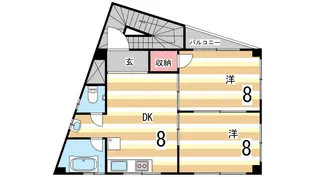 増田ビル【4階】の間取り