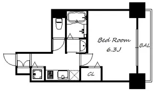 LEGESTA神戸ガーデンパレス【8階】の間取り