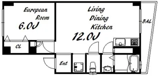 MIRAVAL元町【2階】の間取り