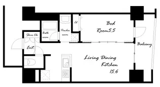 ワコーレ神戸三宮マスターズレジデンス【2階】の間取り