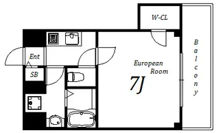 シュマンセプト神戸【3階】の間取り