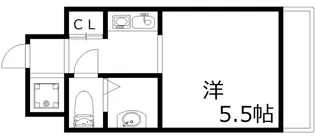カサベラ岡本【8階】の間取り
