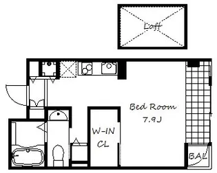 兵庫県神戸市東灘区御影本町6丁目【マンション】の間取り