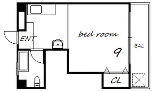 シャトー御影【5階】の間取り