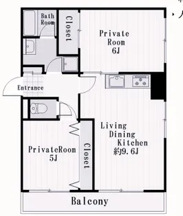 プリメーラリヨンII【2階】の間取り