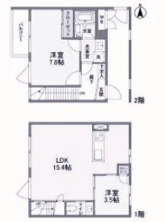 RA-ASHIYA【2階】の間取り
