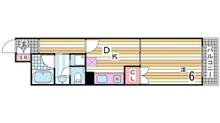 フロリダ・ハイツ【3階】の間取り