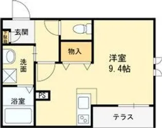 オブジェ今津【1階】の間取り