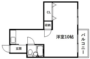 泉マンション【3階】の間取り