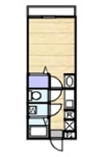 ルストーレ西宮北口 1号館【1階】の間取り