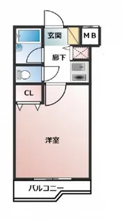 シャトラン弓木壱番館【2階】の間取り