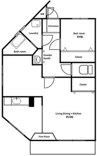 苦楽園グリーンハイツ【4階】の間取り