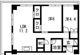 メゾン上甲東園【3階】の間取り