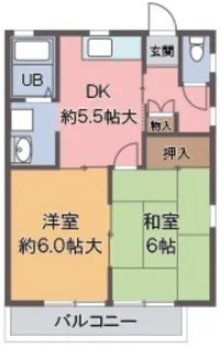 カーサ・オクムラ【2階】の間取り