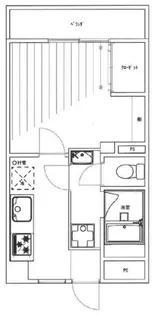 フタミハイツ【5階】の間取り