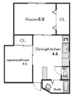 兵庫県西宮市今在家町【マンション】の間取り