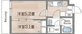 AILE青木II【4階】の間取り