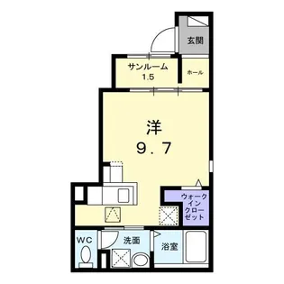 ルミエール【1階】の間取り