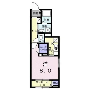 ルミエール【1階】の間取り