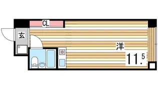 イーストコート2番街【7階】の間取り