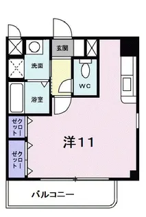 カーサ・コモド【1階】の間取り