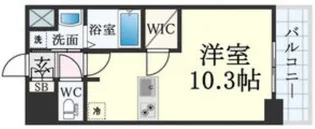 プレサンス新神戸駅前【6階】の間取り