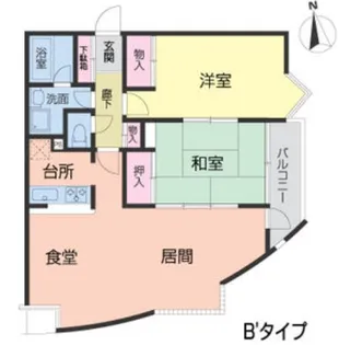 メゾンドール夙川台【4階】の間取り