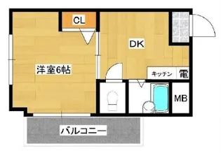メゾンド・花木【3階】の間取り