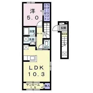 ルミエール【2階】の間取り