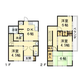 兵庫県西宮市今津曙町【一戸建】の間取り